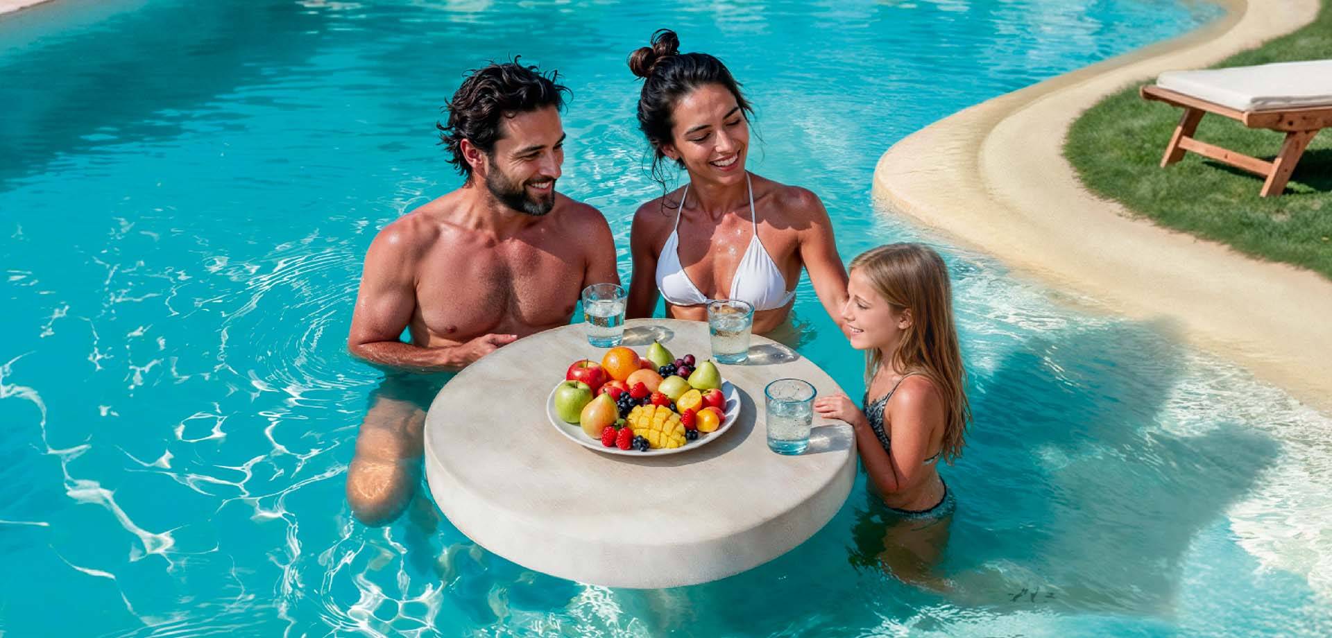 La salle à manger piscine La salle à manger piscine