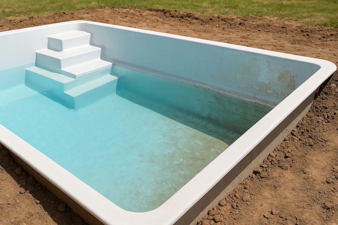 Piscine coque enterrée