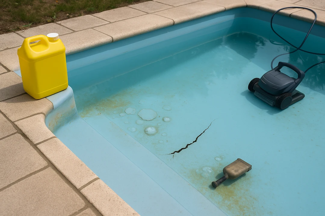 Entretien piscine coque polyester