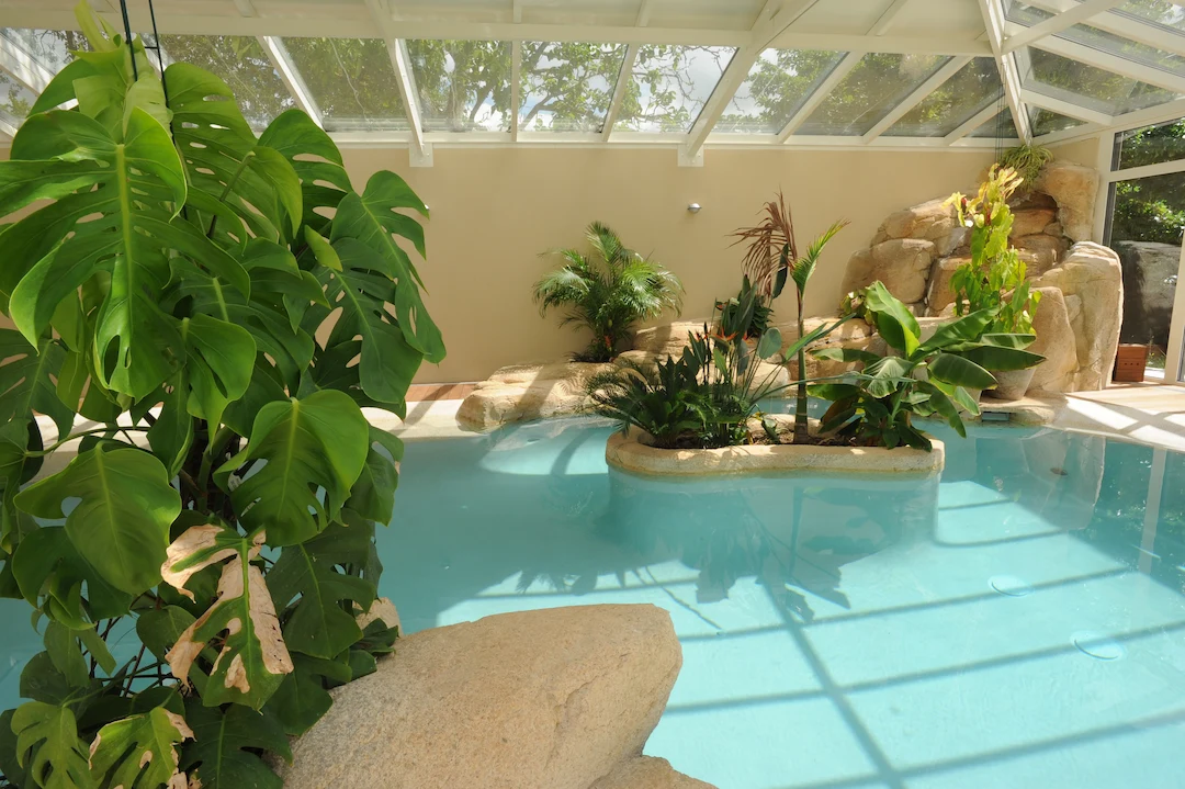 Piscine tropicale à Paris