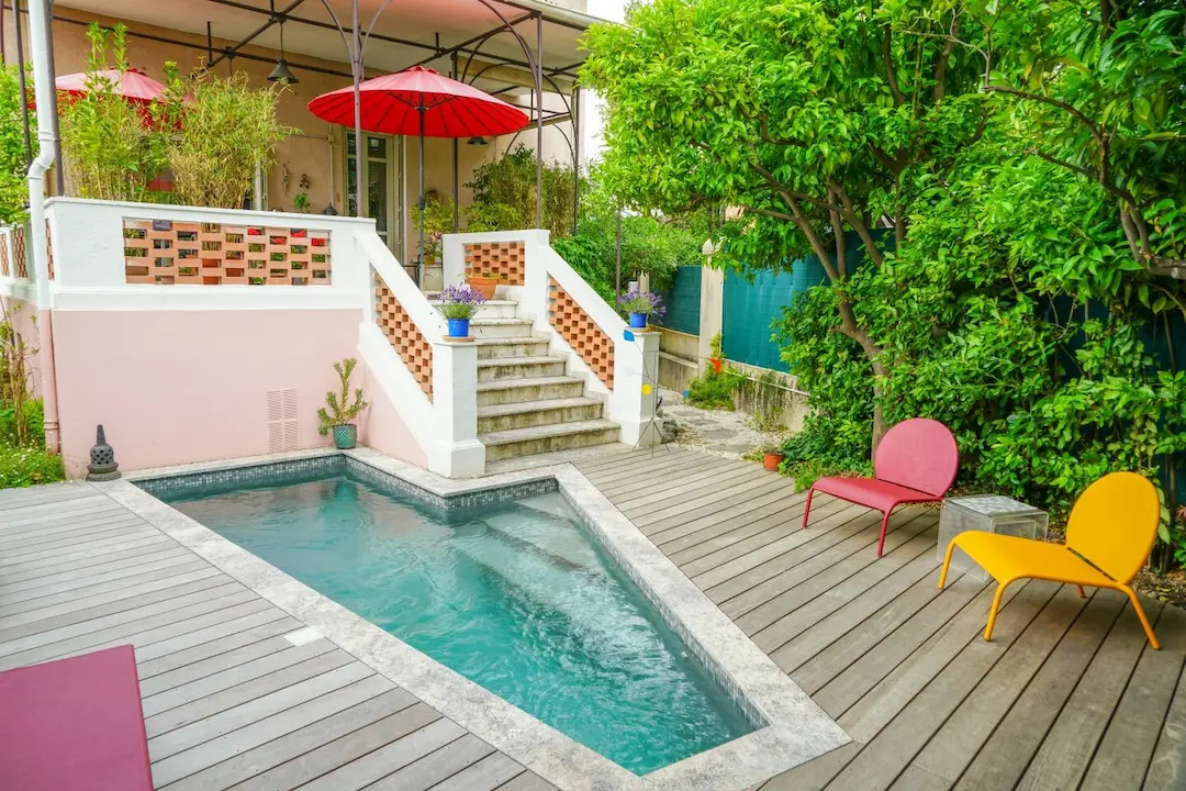 Petite piscine creusée