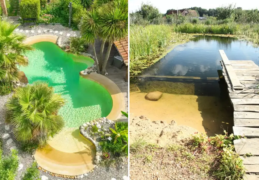 Piscine en béton armé avec revêtement minéral exclusif Diffazur