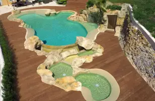 piscine de forme libre